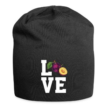 Chères prunes - Bonnet en jersey - noir - Devant