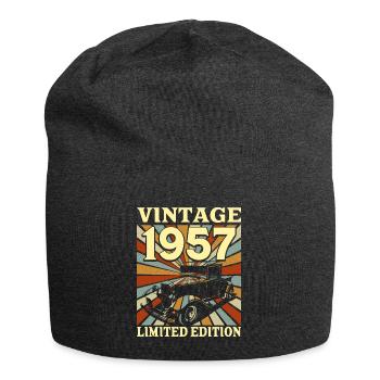 Vintage 65 Years 1957 65th Anniversary - Jersey Beanie - charcoal grey - Front
