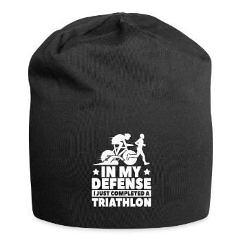 Triathlon - Jersey-Beanie - Schwarz - Vorne
