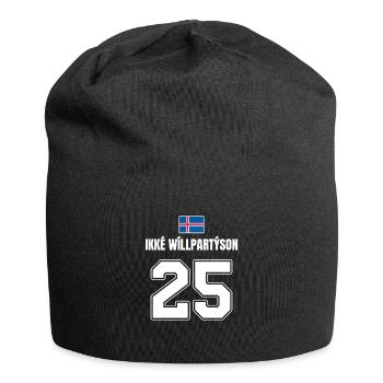 Fußball Island Sauf Trikot Ikke Willpartyson 25 - Jersey-Beanie - Schwarz - Vorne