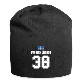 Fußball Island Sauf Trikot Imagern Bierson 38 - Jersey-Beanie - Schwarz - Vorne