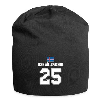 Fußball Island Sauf Trikot Ikke Willspasson 25 - Jersey-Beanie - Schwarz - Vorne
