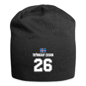 Fußball Island Sauf Trikot Trynkauf Exson 26 - Jersey-Beanie - Schwarz - Vorne