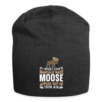 Elch - Jersey-Beanie - Anthrazit - Vorne