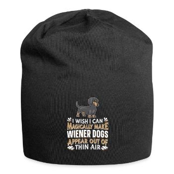Teckel teckel viennois Teckel Rauhhaardackel - Bonnet en jersey - noir - Devant