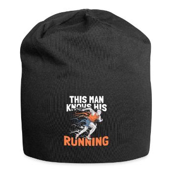 Jogging Running Running Coureurs - Bonnet en jersey - noir - Devant