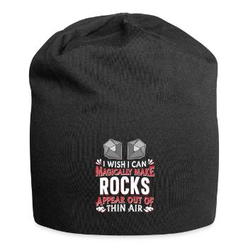 Geologist Stones Stone Collector Petrology - Jersey Beanie - black - Front