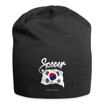 South Korea Soccer - Korean Flag - Jersey Beanie - black - Front