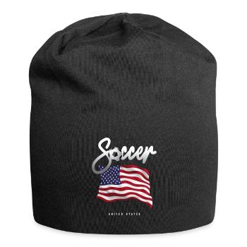 USA Soccer - American Flag - Jersey Beanie - black - Front