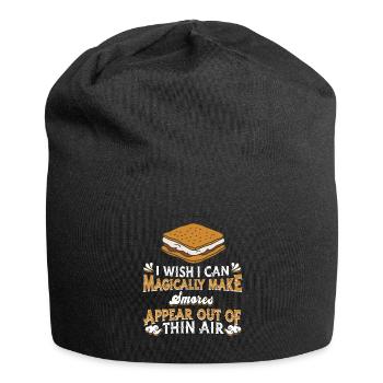 Smore’s Campfire Snack Guimauve - Bonnet en jersey - noir - Devant