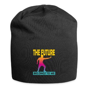 The Future Belongs To Me - Jersey Beanie - black - Front