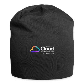 There Is No Cloud It's Just Someone Else's - Jersey-Beanie - Schwarz - Vorne