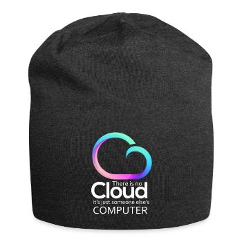 There Is No Cloud It's Just Someone Else's - Jersey-Beanie - Anthrazit - Vorne