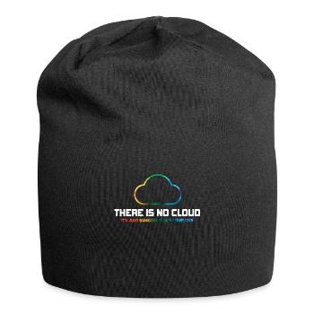 There Is No Cloud It's Just Someone Else's - Jersey-Beanie - Schwarz - Vorne