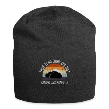 There Is No Cloud It's Just Someone Else's - Jersey-Beanie - Anthrazit - Vorne