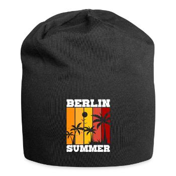 Berlin Summer - Jersey-Beanie - Schwarz - Vorne