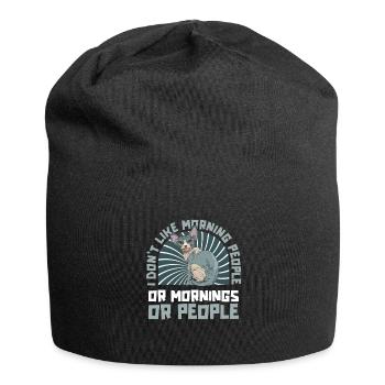 Sphynx Cat - Jersey Beanie - black - Front