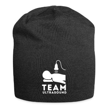 Sonographer Ultrasound Echography Sonography - Jersey-Beanie - Anthrazit - Vorne
