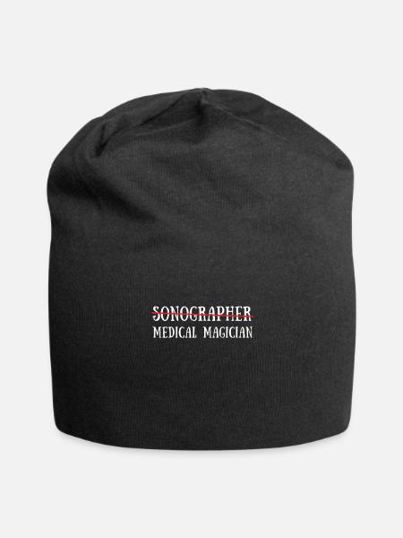 Échographiste Échographie Échographie Échographie - Bonnet en jersey - noir