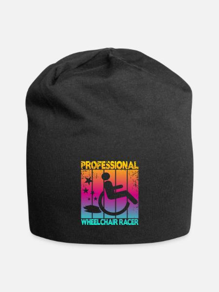 Professional Wheelchair Racer - Jersey-Beanie - Schwarz