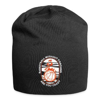 Basketballtrainer Basketball Trainer Coach - Jersey-Beanie - Schwarz - Vorne