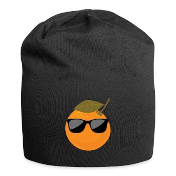 Coole Mandarine - Jersey-Beanie - Schwarz - Vorne