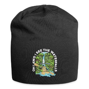 Rafting Canoë Kayak d’eau vive - Bonnet en jersey - noir - Devant