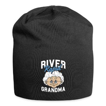 Rafting Wildwasser Kanu Kajak - Jersey-Beanie - Schwarz - Vorne