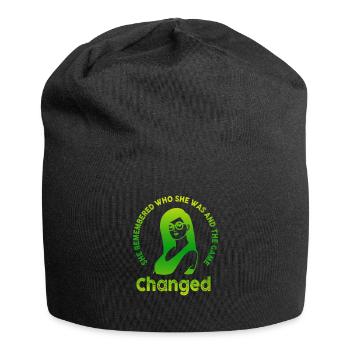 She Remembered Who She Was And The Game Changed - Jersey Beanie - black - Front