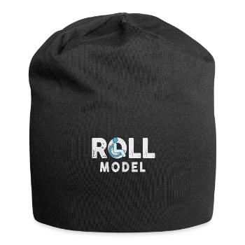 Roll Model Disability Awareness PWD Wheelchair - Jersey Beanie - black - Front