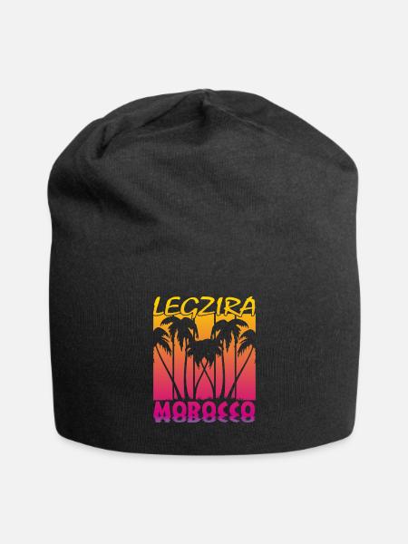 Legzira Maroc - Bonnet en jersey - noir