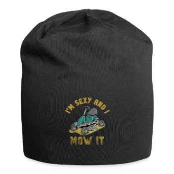 Je suis sexy et je le tonds Tondre la pelouse Jardinage Amoureux - Bonnet en jersey - noir - Devant