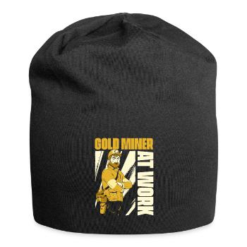 Gold Mining Gold Mine - Jersey Beanie - black - Front