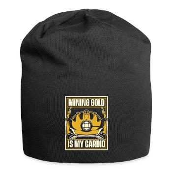 Mine d’or minière - Bonnet en jersey - noir - Devant