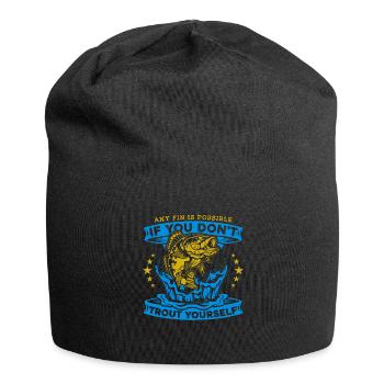 Pêcheur Pêcheur Pêcheurs Pêche - Bonnet en jersey - noir - Devant