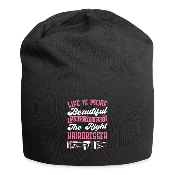 Coiffeur Coiffeur Coiffure Coiffure Coiffure Coiffure - Bonnet en jersey - noir - Devant