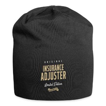 Insurance Adjuster Job Occupation Birthday Worker - Jersey Beanie - black - Front