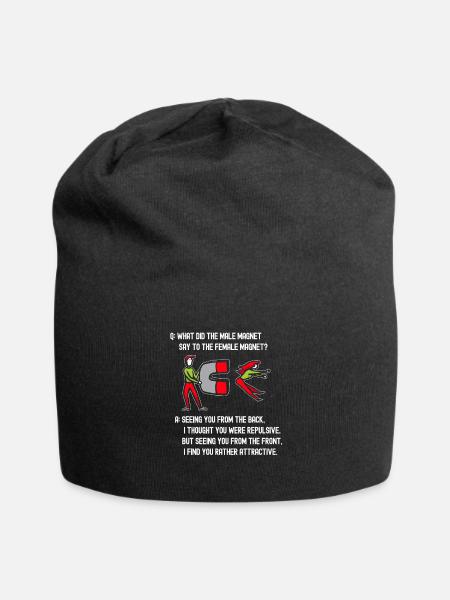 Physik Physiker - Jersey-Beanie - Schwarz