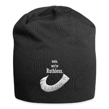 Women's Rights Vote We're Ruthless Human And Women - Jersey Beanie - black - Front