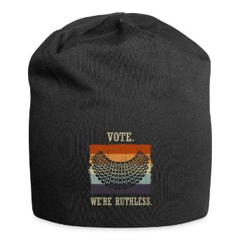 Women's Rights Vote We're Ruthless Human And Women - Jersey Beanie - black - Front