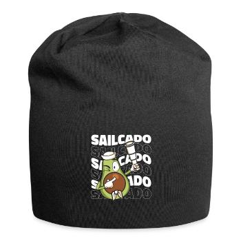 Seglen Segelboot Segler - Jersey-Beanie - Schwarz - Vorne