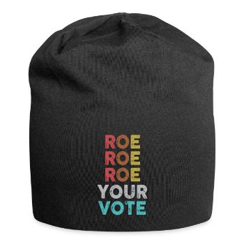 Roe Your Vote Pro-Choice Womens Feminist - Jersey-Beanie - Schwarz - Vorne