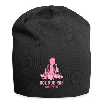 Roe Your Vote Pro-Choice Womens Feminist - Jersey Beanie - black - Front