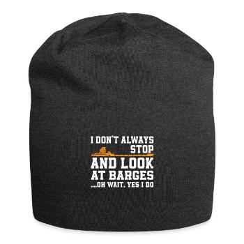 Barge slogan - Jersey Beanie - charcoal grey - Front