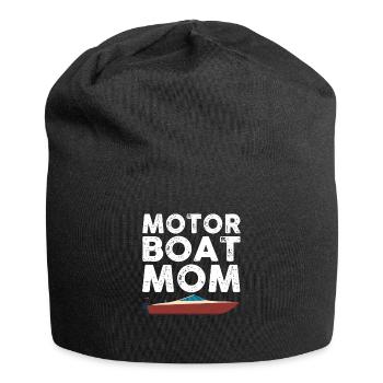 Great Motorboat Mom Outfit Motorboat For Women - Jersey Beanie - black - Front