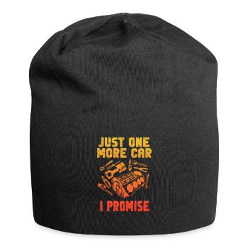 Juste une pièce de voiture de plus que je promets - Bonnet en jersey - noir - Devant