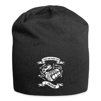 Juste une pièce de voiture de plus que je promets - Bonnet en jersey - noir - Devant