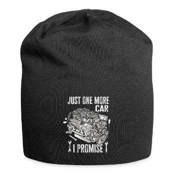 Juste une pièce de voiture de plus que je promets - Bonnet en jersey - noir - Devant