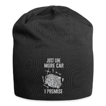 Juste une pièce de voiture de plus que je promets - Bonnet en jersey - noir - Devant