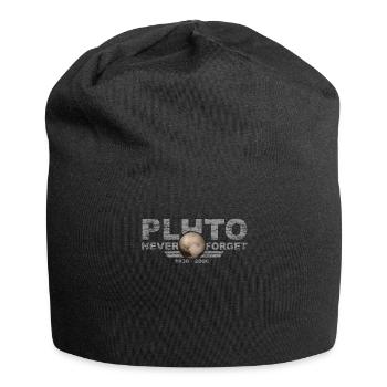 N’oubliez jamais Pluto Design Retro Style Funny Space - Bonnet en jersey - noir - Devant